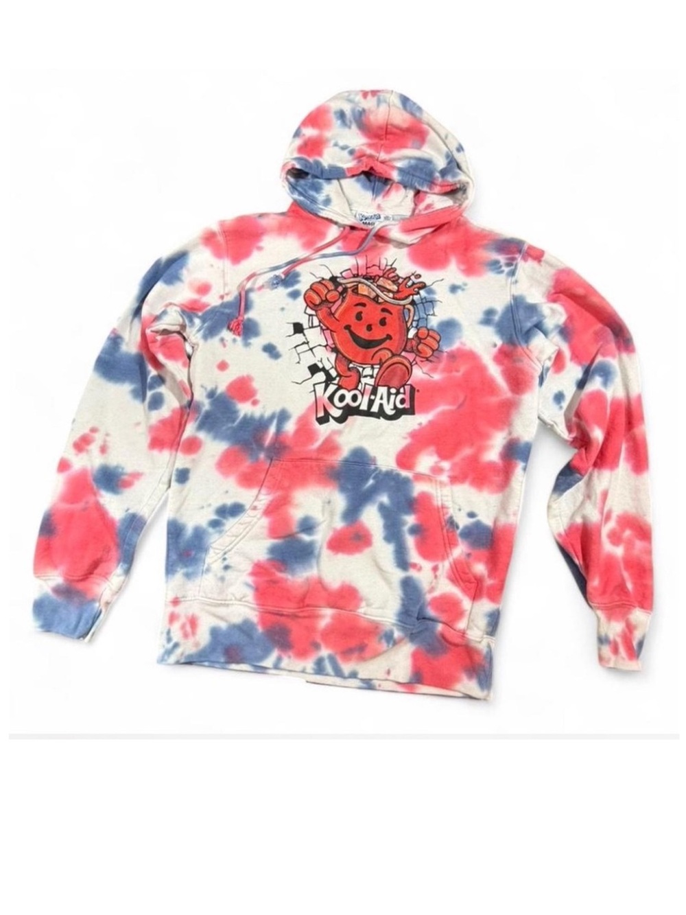 Kool Aid Graphic Hoodie Tie Dye Sweatshirt Retro Style Small